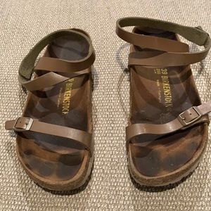Birkenstocks with ankle strap